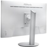 ASRock Phantom Gaming PG27FFS2E-W 27 Inch FHD (1920 x 1080) Flat IPS Gaming Monitor, 240Hz, 1ms (MPRT) Response Time, 2 x HDMI 2.1; 1 x DisplayPort 1.2, 2 x 2W Speakers, Tilt, Swivel, Height, Pivot Adjustment - White - Image 4