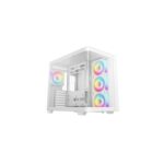 DeepCool CG530U 4F WH Case,White, Mid- Tower, 2x USB 3.0, Tempered Glass Side Window Panel, ITX/Micro ATX/ATX