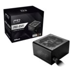 ASRock PRO-650B 650B ATX Power Supply Unit, 80 PLUS Bronze Certified, Low noise 120mm FAN, High Efficiency PSU