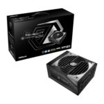 ASRock TC-1650T, 1600W ATX Power Supply Unit, 80 PLUS TITANIUM Certified. 135mm Striped Axial FDB Fan, High Efficiency PSU