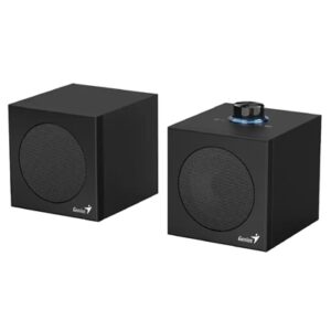 Genius SP-HF300U, 4W RMS, USB Audio Speakers, USB-A & USB-C, Compatible with Windows, macOS, and Chrome OS devices
