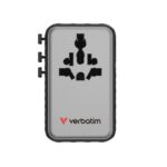 Verbatim (30190) Charge 'n' Travel 170W Universal Travel Adapter Black, Charge Up To 6 Devices AT Once - Image 3